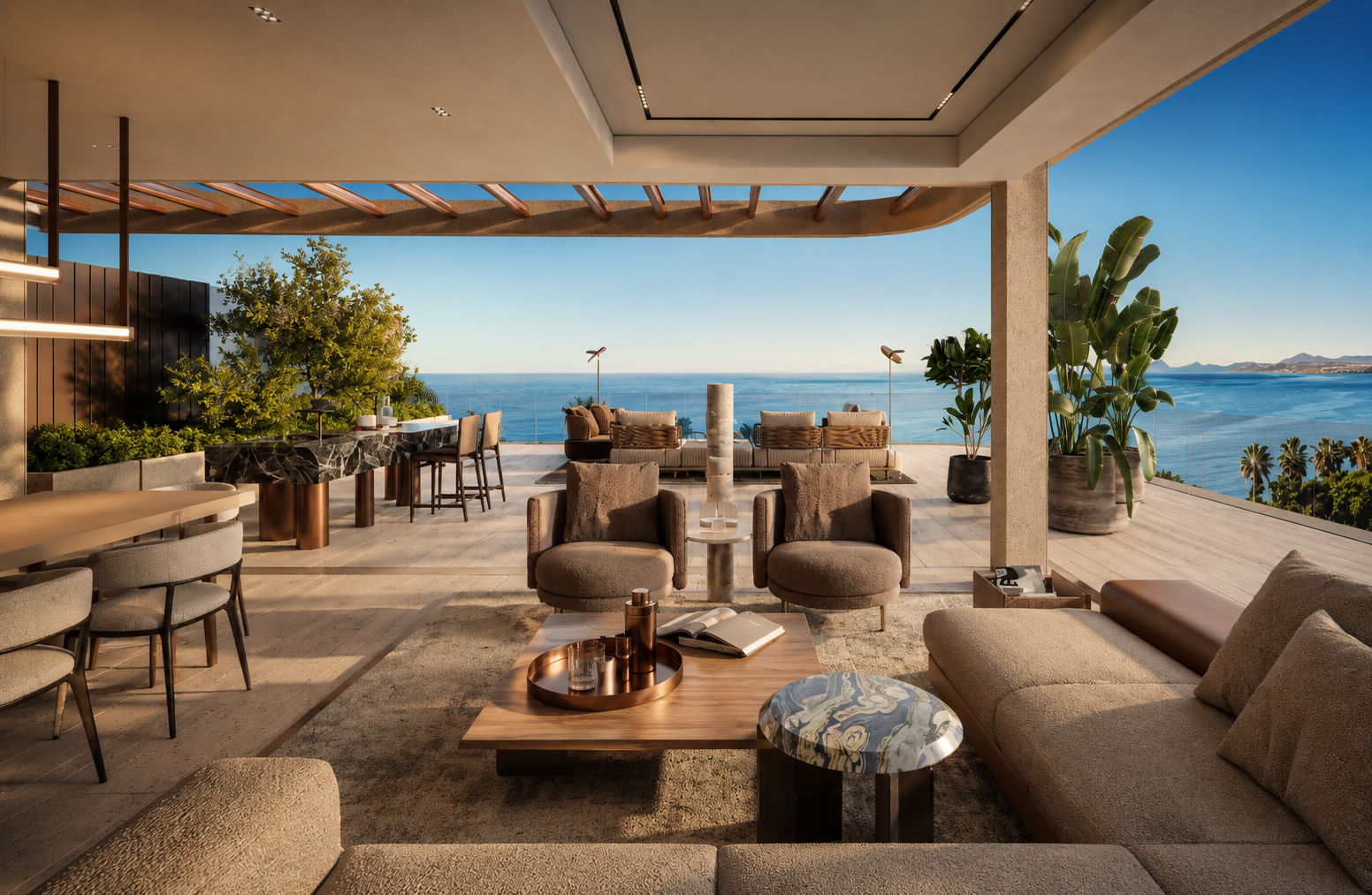 Living, Dining & Kitchen tyrian estepona 2